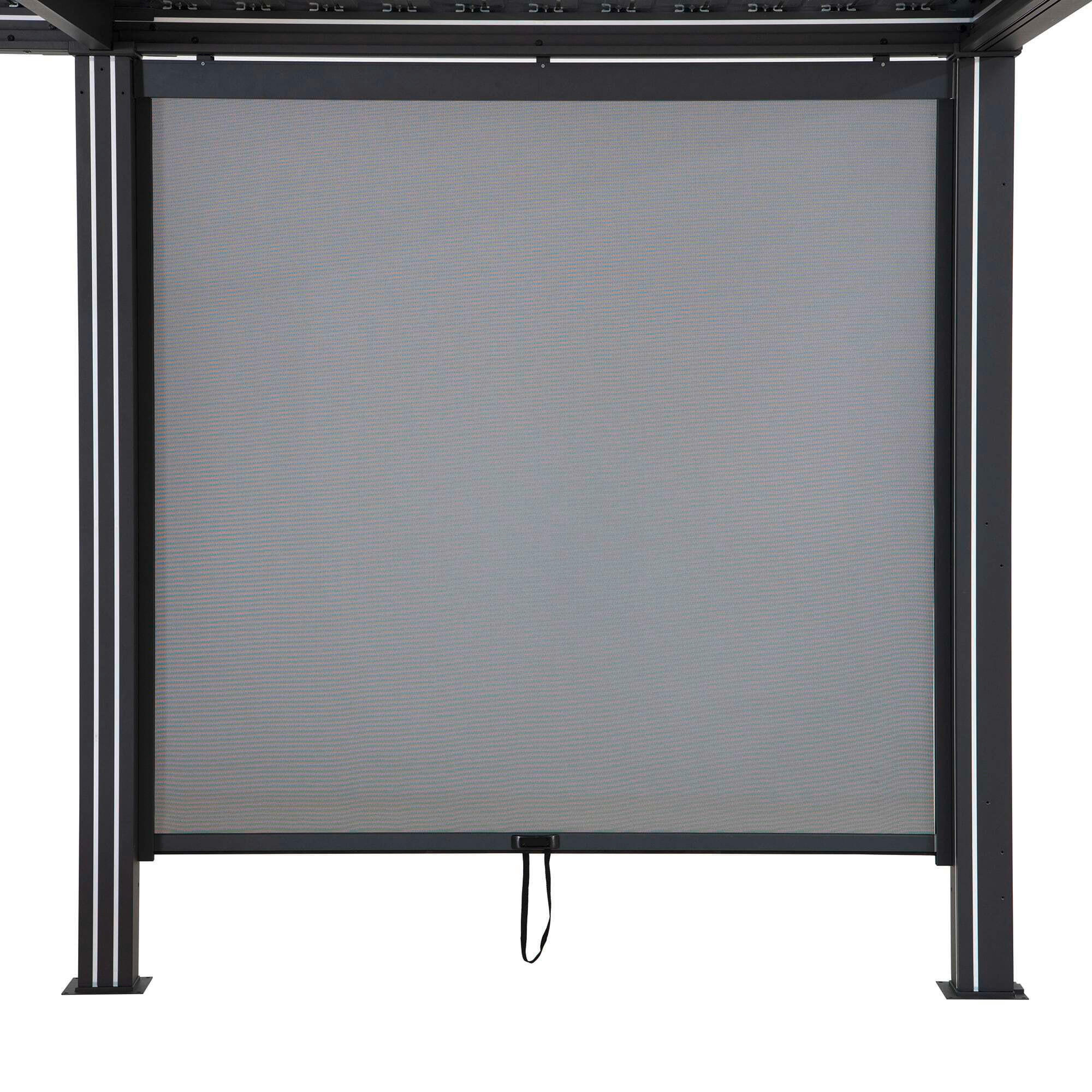 PAVILLON-ROLLO  - Grau, Basics, Textil/Metall (182/180cm) - Modante