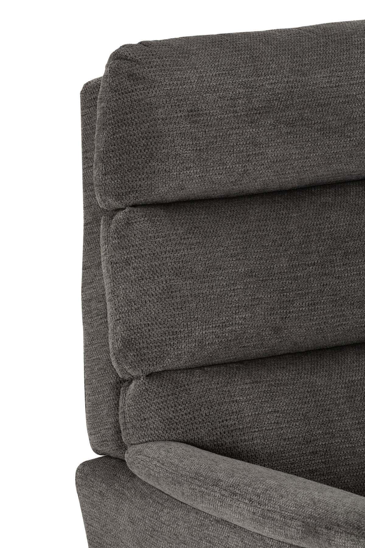 SESSEL in Webstoff Grau  - Schwarz/Grau, KONVENTIONELL, Textil/Metall (76/103/89cm) - Livetastic