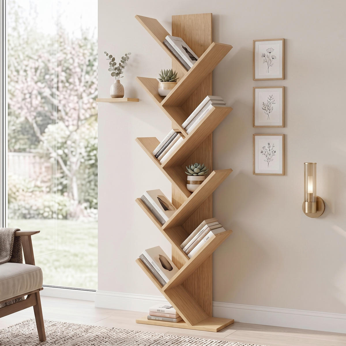 REGAL hrast medunac  drvni materijal  - hrast medunac, Design, drvni materijal (40/140/20cm) - MID.YOU