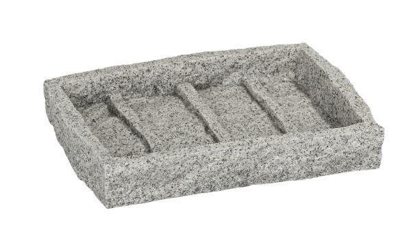 SEIFENSCHALE - Grau, Basics, Kunststoff (11/6,5/6,5cm) - Wenko