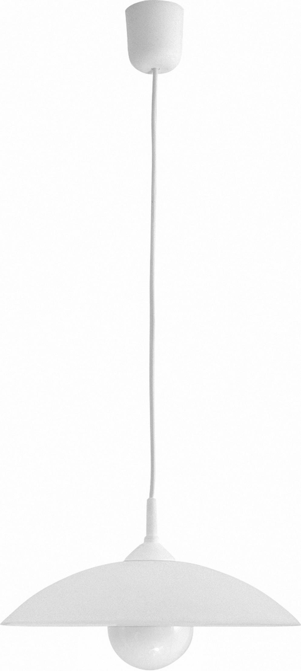 SVJETILJKA VISEĆA  32,5/90 cm      Cupola  - bijela, Konvencionalno, staklo (32,5/90cm)