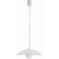SVJETILJKA VISEĆA  32,5/90 cm      Cupola  - bijela, Konvencionalno, staklo (32,5/90cm)