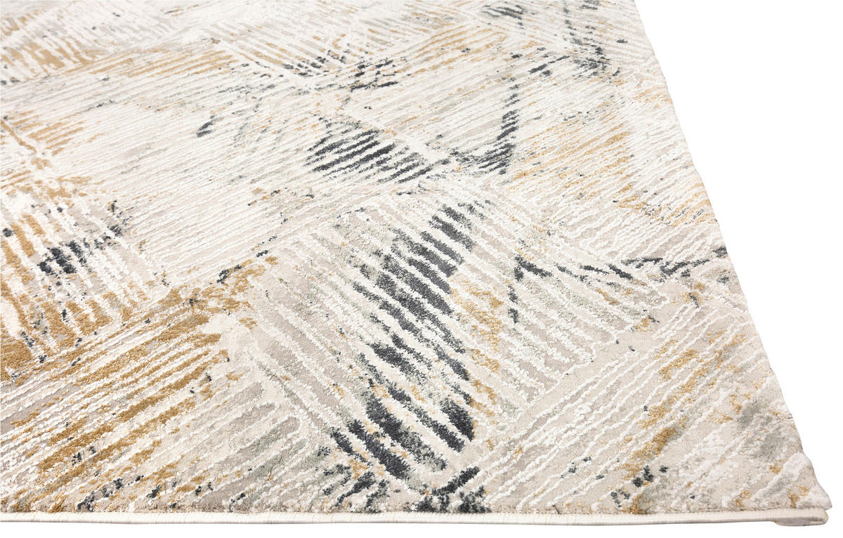 TKANÝ KOBEREC, 160/230 cm krémová, sivá - sivá/krémová, Design, textil (160/230cm) - Dieter Knoll