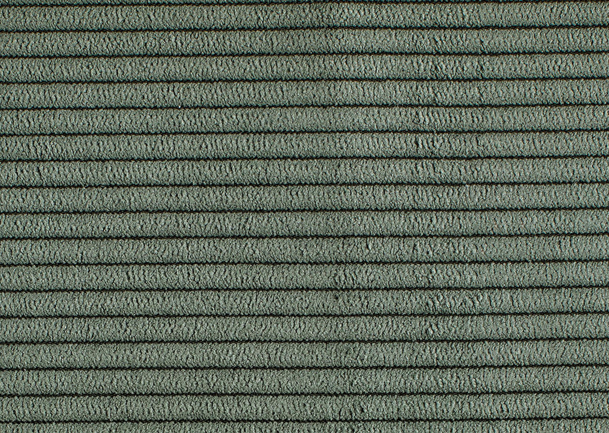 ECKSOFA Olivgrün Feincord  - Schwarz/Olivgrün, KONVENTIONELL, Textil/Metall (311/219cm) - Hom`in