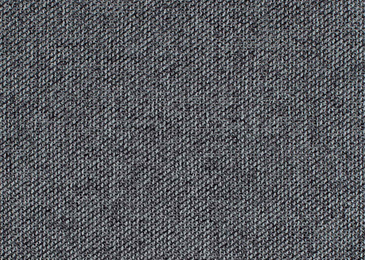 BOXSPRINGSOFA  mit Stoffauswahl Webstoff Grau  - Schwarz/Grau, Design, Textil/Metall (202/93/100cm) - Novel