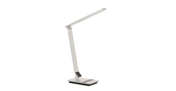 SCHREIBTISCHLEUCHTE - Alufarben, LIFESTYLE, Kunststoff/Metall (12,1/17,9/33cm) - Novel