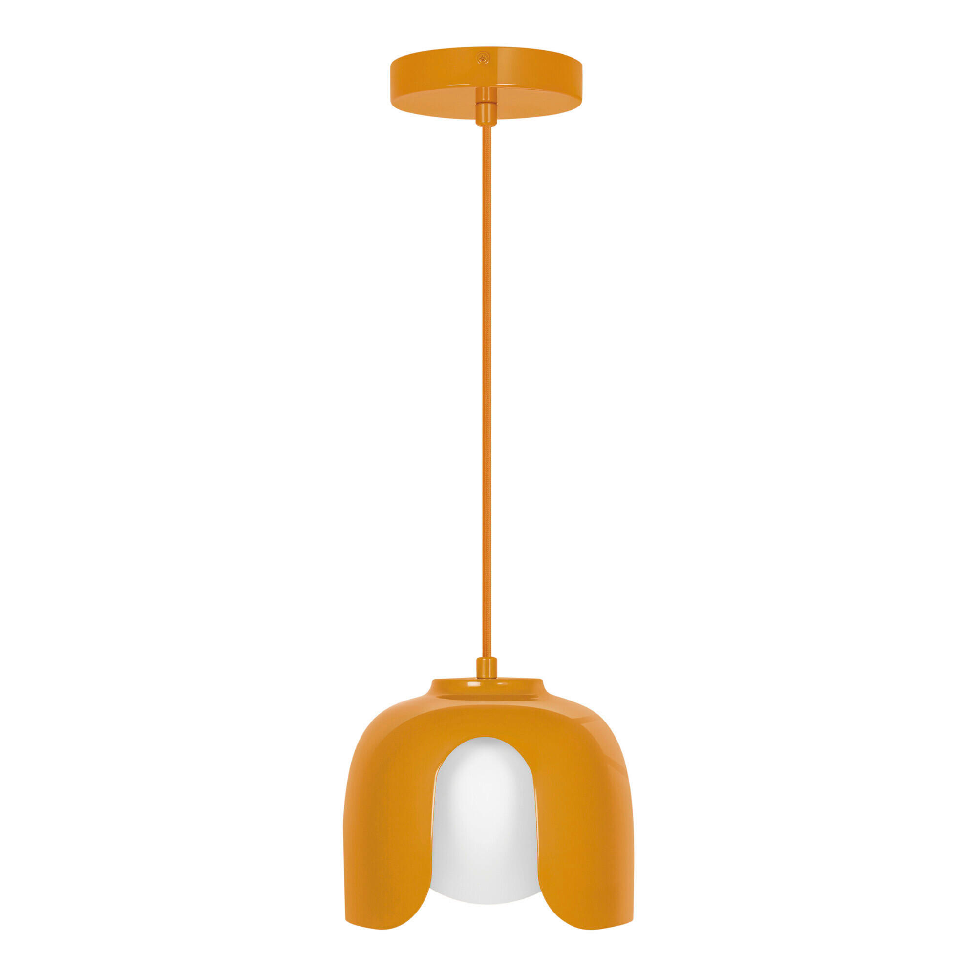 HÄNGELEUCHTE 20/121,5 cm  - Orange, Basics, Glas/Metall (20/121,5cm) - Osram