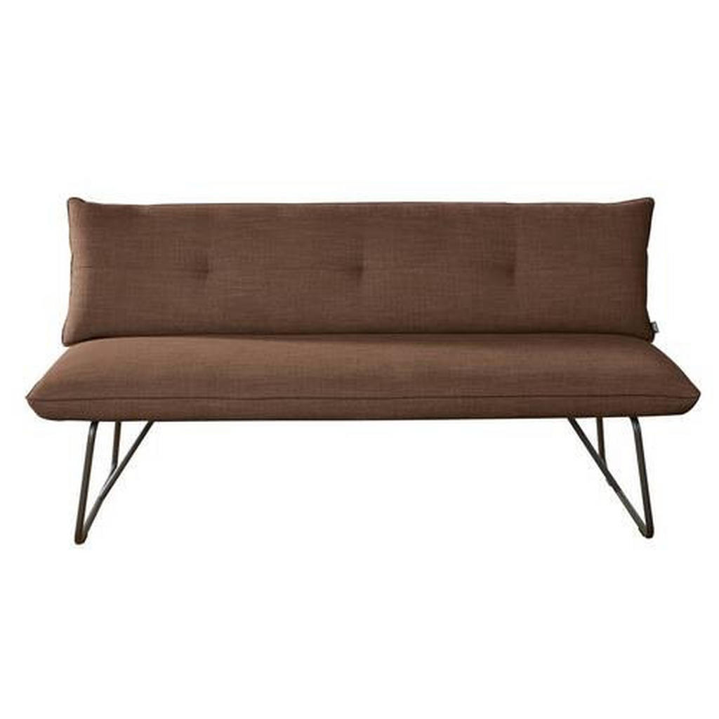 Thumbnail - Dieter Knoll Sitzbank, Kupfer, Metall, Textil, 2-Sitzer, 180x90x70 cm, Goldenes M, Lederauswahl, Stoffauswahl, Typenausw...
