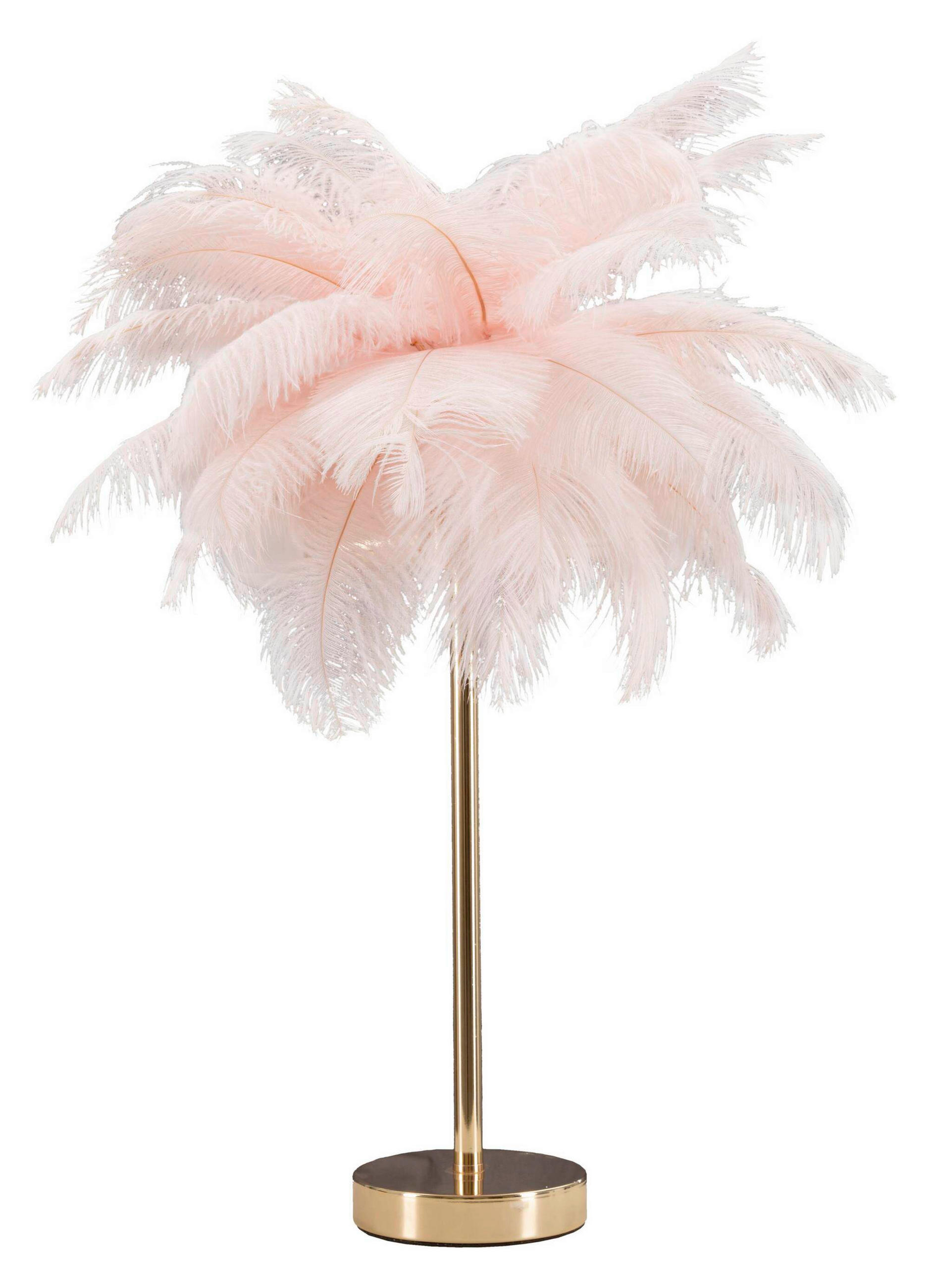 Mauro Ferretti Tischleuchte Gold, Pink 40x55x40 cm
