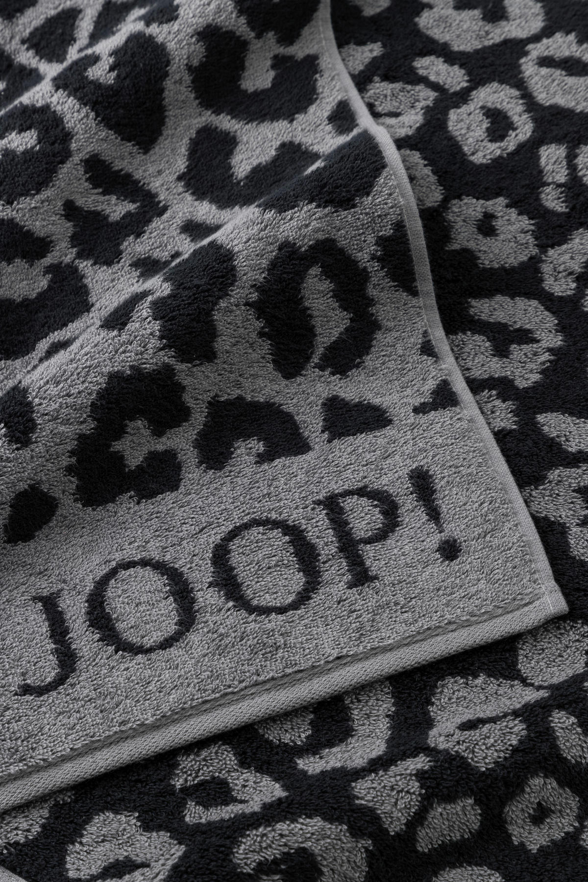 HANDTUCHSET JOOP! LEO Graphitfarben 2-teilig  - Graphitfarben, Basics, Textil (100/50cm) - Joop! Living