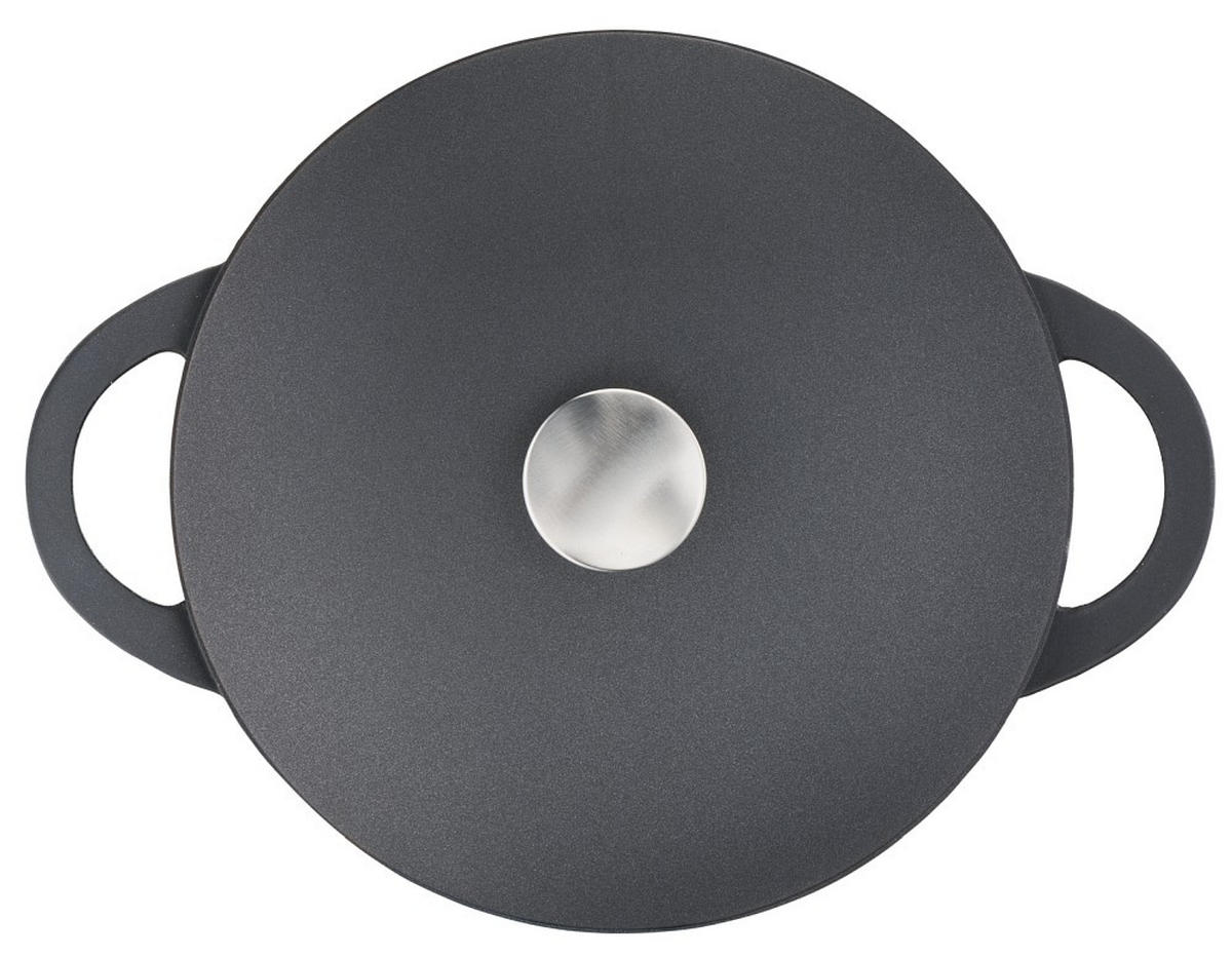 SERVIERPFANNE TRATTORIA  - Schwarz, Basics, Metall (49,6/30,1/10,3cm) - Tefal