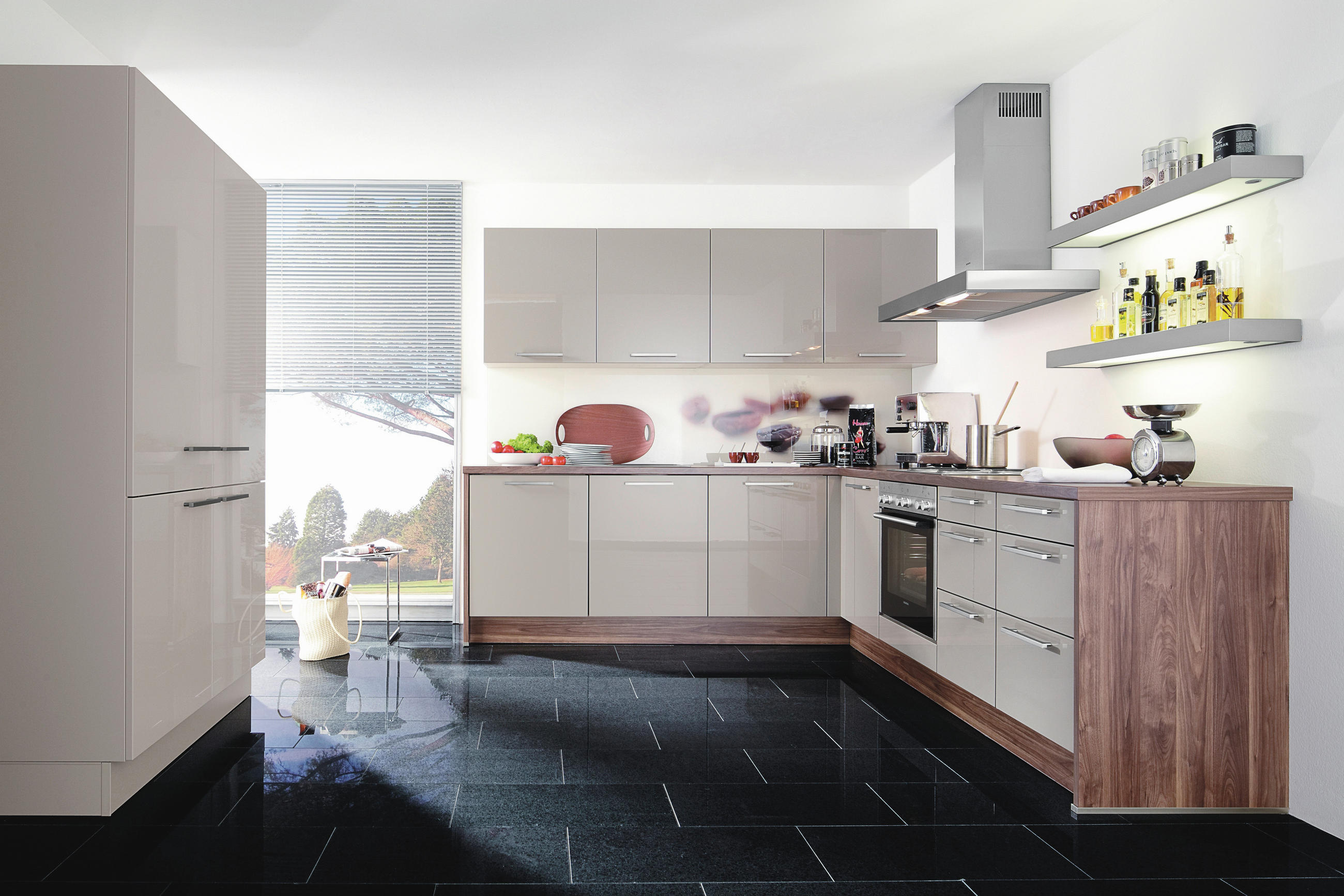 EINBAUKÜCHE   - Design, Holzwerkstoff - Novel