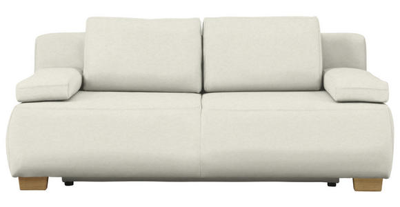 BOXSPRINGSOFA in Webstoff Naturfarben  - Naturfarben, MODERN, Holz/Textil (205/93/108cm) - Venda