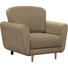 SESSEL in Textil Beige - Beige/Buchefarben, Design, Holz/Kunststoff (95/90/93cm) - Hom`in SESSEL in Textil Beige - Beige/Buchefarben, Design, Holz/Kunststoff (95/90/93cm) - Hom`in