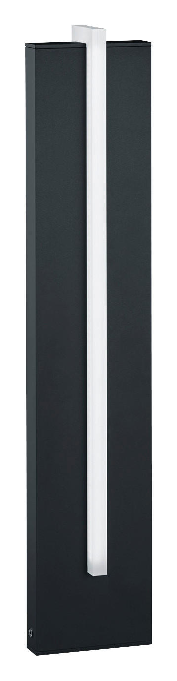 AUSSENSTEHLEUCHTE Oki 16/8/83 cm  - Graphitfarben, Design, Kunststoff/Metall (16/8/83cm) - Helestra