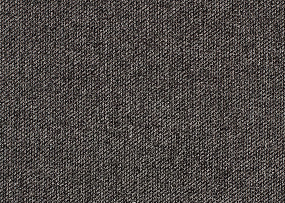 WOHNLANDSCHAFT in Webstoff Graubraun  - Graubraun/Schwarz, Design, Textil/Metall (177/385/216cm) - Welnova