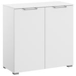 KOMMODE  in 80/81/42 cm  - Silberfarben/Alufarben, Design, Holzwerkstoff/Kunststoff (80/81/42cm) - Novel