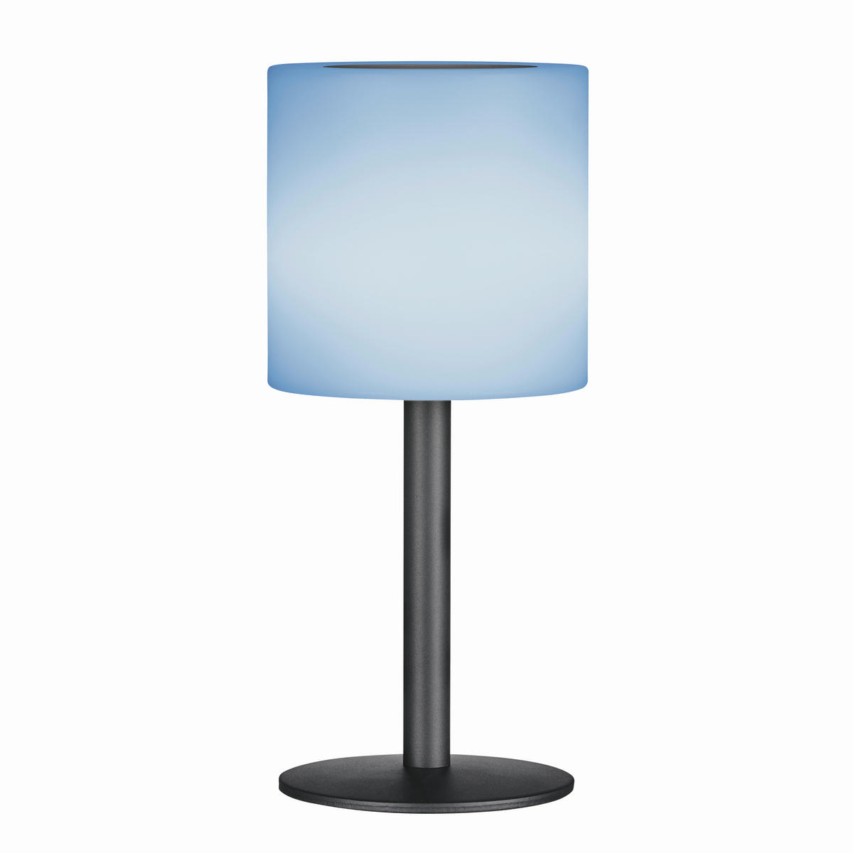 AKKU-TISCHLEUCHTE Lesina 13/30 cm   - Anthrazit/Weiß, KONVENTIONELL, Kunststoff/Metall (13/30cm)