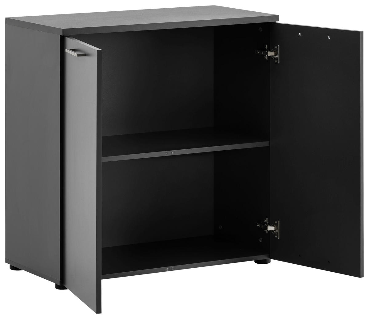 AKTENSCHRANK Anthrazit  - Anthrazit, KONVENTIONELL, Holzwerkstoff (80,2/84,2/41cm) - MID.YOU