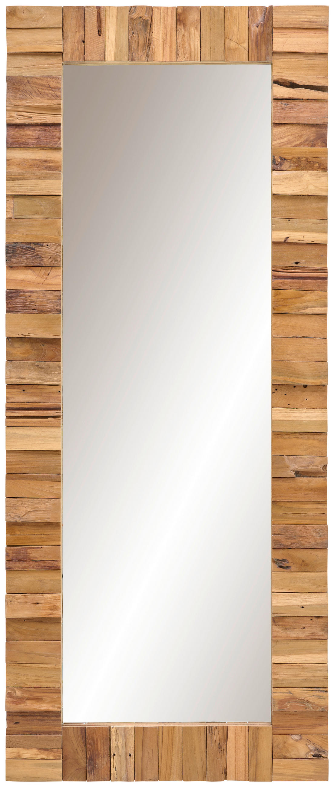 WANDSPIEGEL 70/170/4 cm  - Teakfarben, Trend, Glas/Holz (70/170/4cm) - Landscape