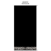 OSUŠKA DO SPRCHY, 70/140 cm, černá, béžová - černá/béžová, textil (70/140cm) - Dieter Knoll