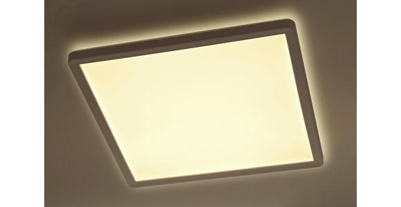 LED-DECKENLEUCHTE Giga 29,3/29,3/2,8 cm  - Weiß, Basics, Kunststoff (29,3/29,3/2,8cm) - Novel