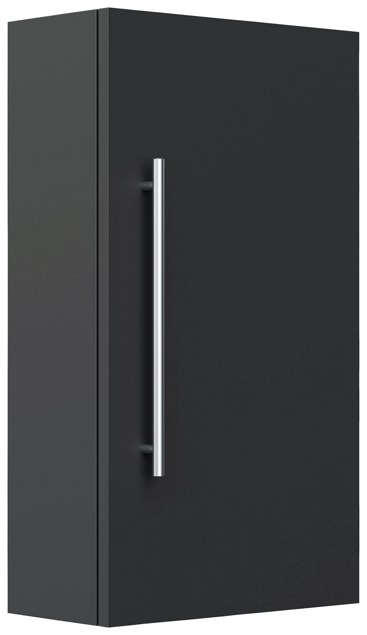 MIDISCHRANK 35/62/16,6 cm  - Graphitfarben, Basics, Holzwerkstoff/Metall (35/62/16,6cm) - MID.YOU