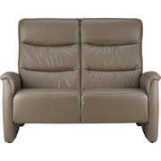 SOFA in Leder Grau - Grau, KONVENTIONELL, Leder (143/96/106cm) - Himolla Komfortklass