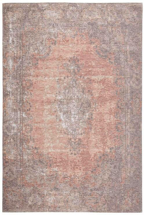 VINTAGE-TEPPICH 68/135 cm VERSAILLES Rosa, Beige  - Beige/Rosa, Design, Textil (68/135cm) - Novel