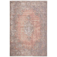 VINTAGE-TEPPICH 68/135 cm VERSAILLES Rosa, Beige  - Beige/Rosa, Design, Textil (68/135cm) - Novel