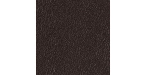 SCHLAFSESSEL Echtleder Dunkelbraun Liegefunktion {item.attr(124-153'),[ ]} - Dunkelbraun/Schwarz, Design, Leder/Metall (115/89/97cm) - Novel
