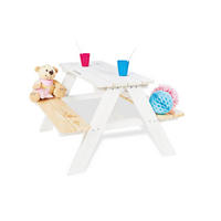 KINDERSITZGRUPPE Nicki für 4 Weiß  - Weiß, Basics, Holz (90/79/50cm) - Pinolino