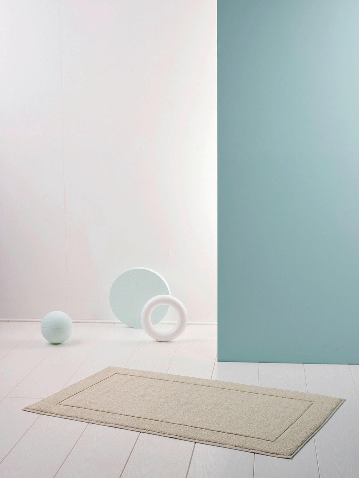 BADEMATTE Sahara 60/60 cm  - Sahara, Basics, Kunststoff/Textil (60/60cm) - Aquanova