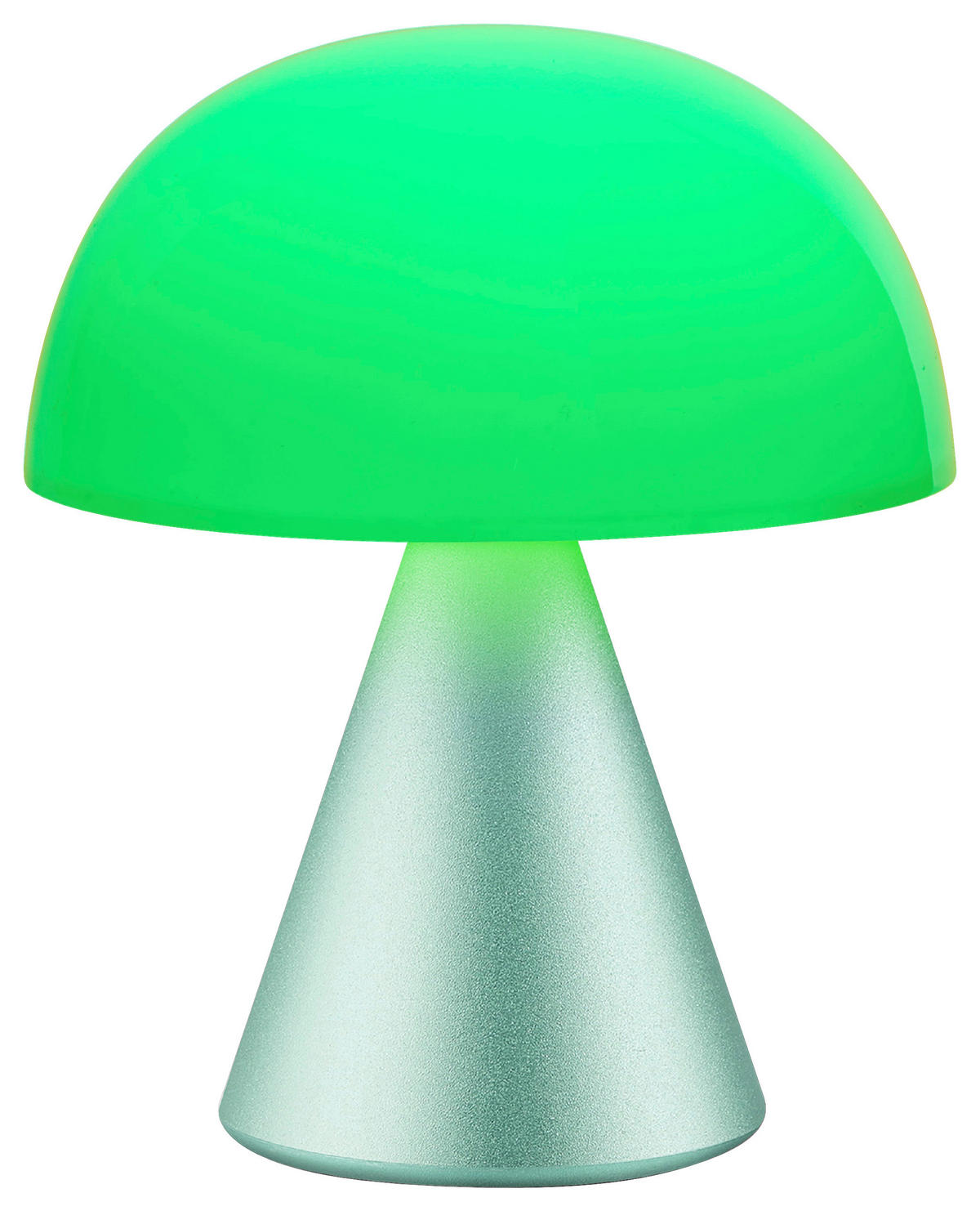 AKKU-TISCHLEUCHTE 9.2/11/9.2 cm  - Mintgrün, Design, Kunststoff/Metall (9.2/11/9.2cm)