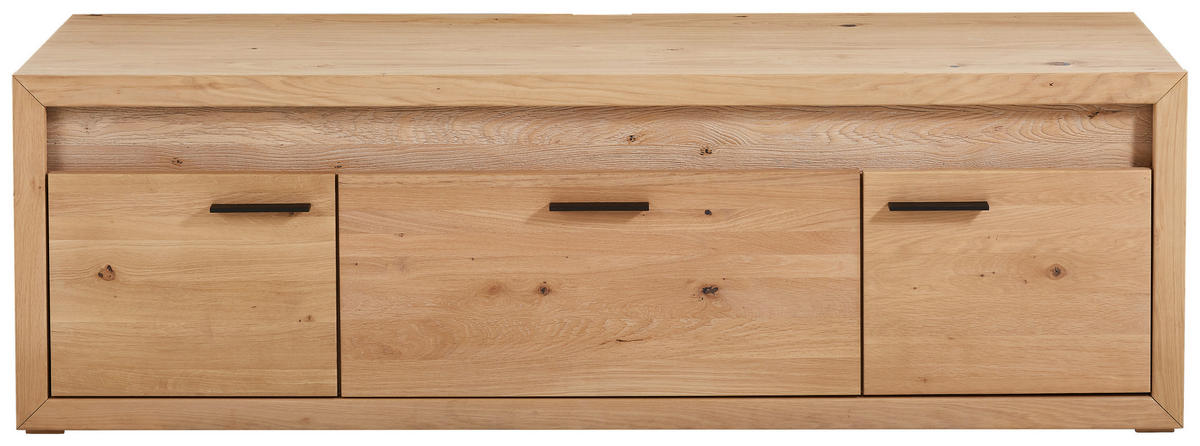 LOWBOARD  180/57/48 cm  Beimöbel erhältlich, stehend, Beleuchtung  - Schwarz, Konventionell, Holz/Holzwerkstoff (180/57/48cm) - Cantus