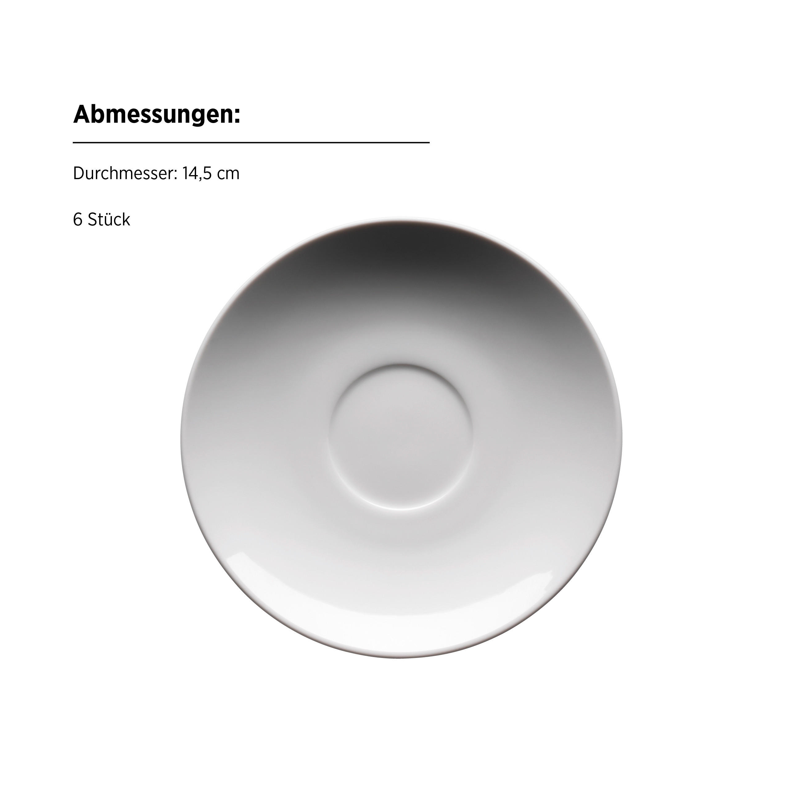 Thumbnail - Mäser Tassenset Barca, Weiß, Keramik, 12-teilig, 230 ml, Kaffee & Tee, Tassen, Kaffeetassen-Sets