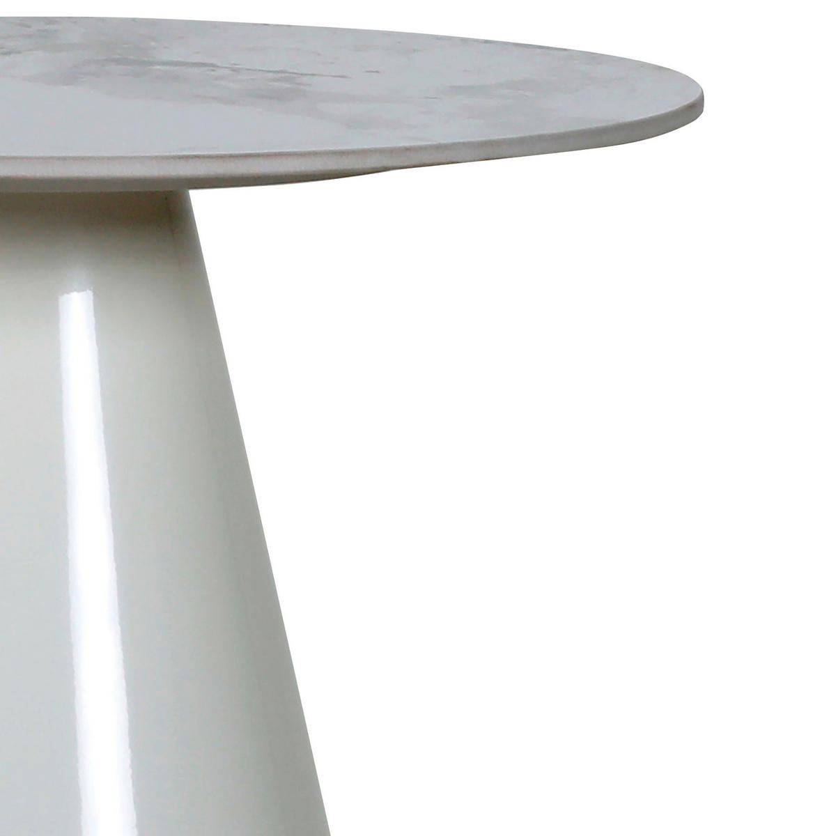 SOFFBORD i keramik 50/46 cm  - vit, Design, metall/keramik (50/46cm) - Belluti