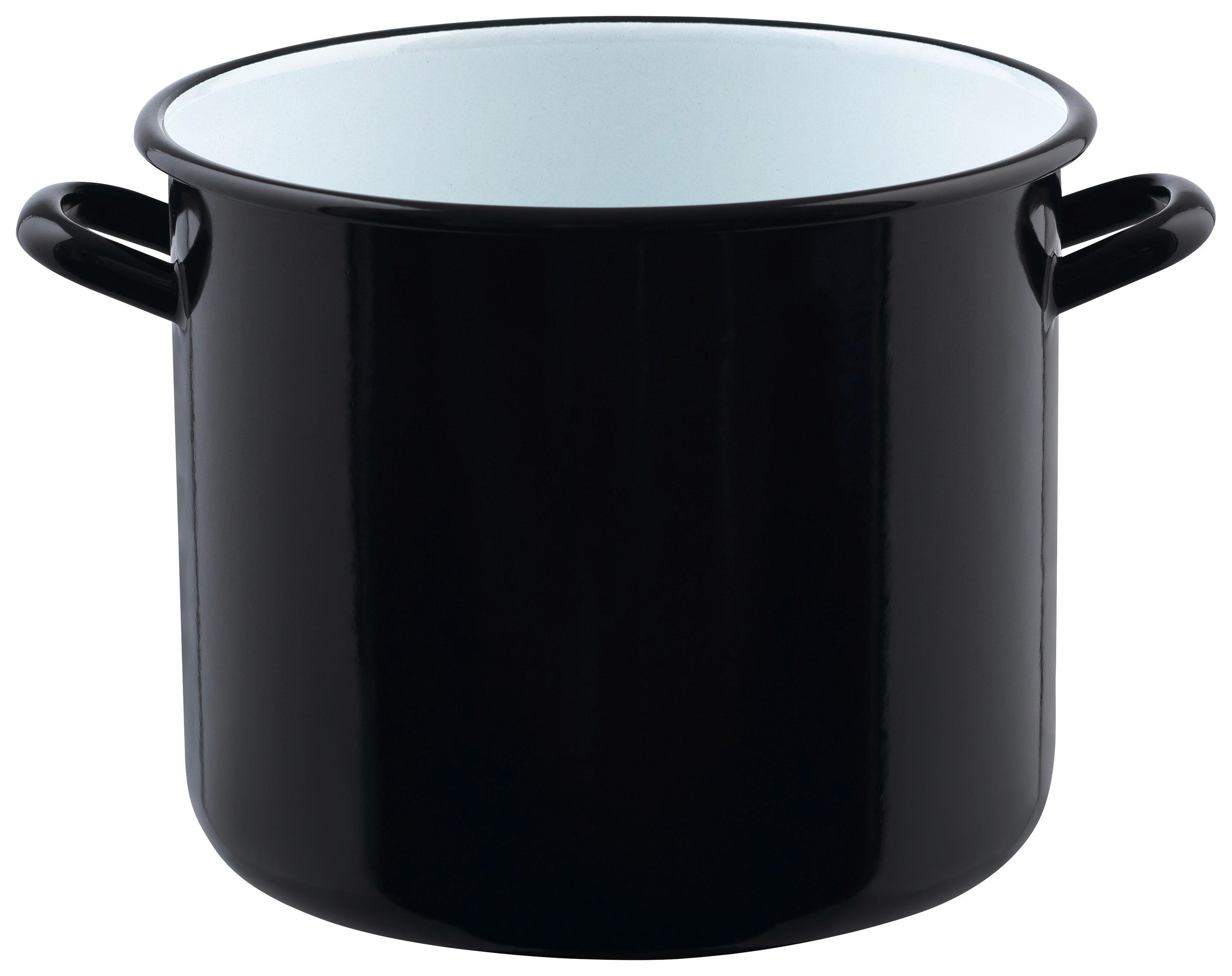 KOCHTOPF Riesen und Zwerge 4 l  - Schwarz, Basics, Metall (20/17,5cm) - Riess