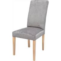 SZÉK textil, fa barna, szürke  - barna/szürke, Basics, textil/fa (49/105/65cm) - Cantus