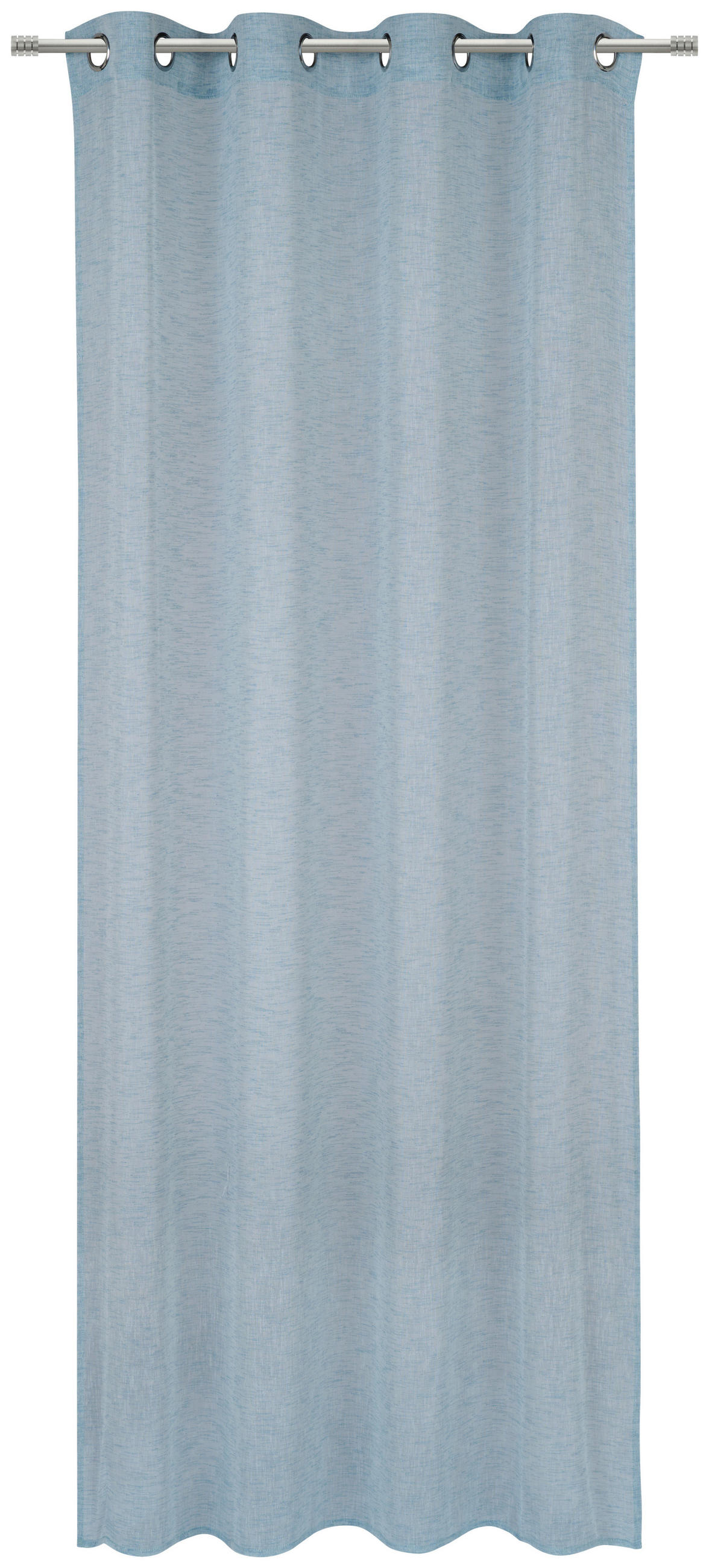 ZAVJESA S RINGOVIMA plava  140/245 cm  - plava, Basics, tekstil (140/245cm) - Esposa