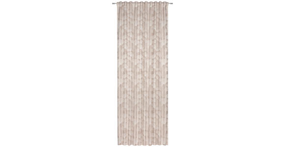 FERTIGVORHANG blickdicht - Beige, Design, Textil (140/245cm) - Esposa