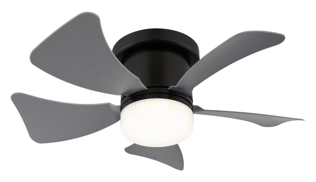 PLAFONSKI VENTILATOR  HINES  - siva/bela, Osnovno, metal/plastika (40,6/13cm)