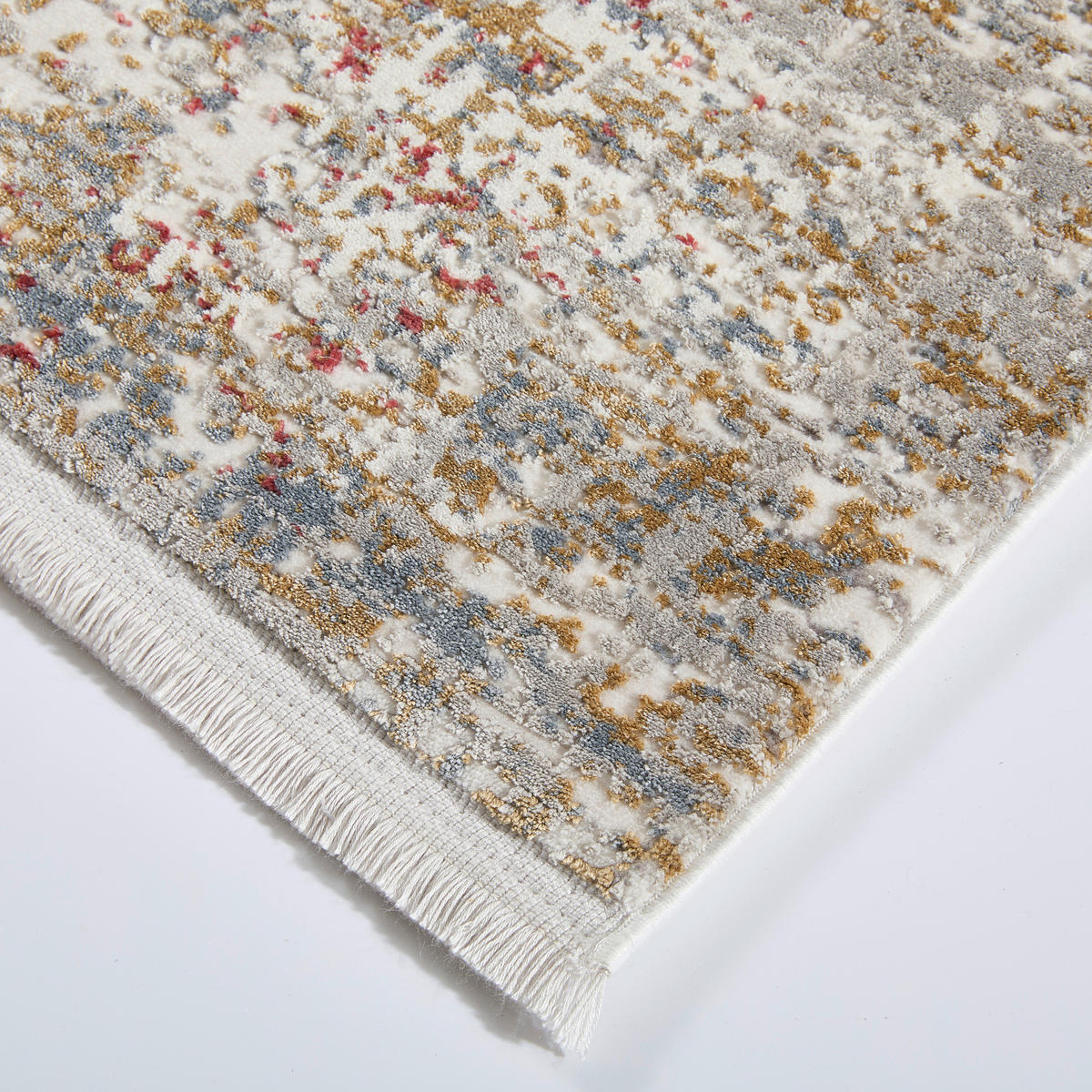 VINTEDŽ TEPIH  višebojna     - višebojna, Dizajnerski, tekstil (133/190cm) - Dieter Knoll