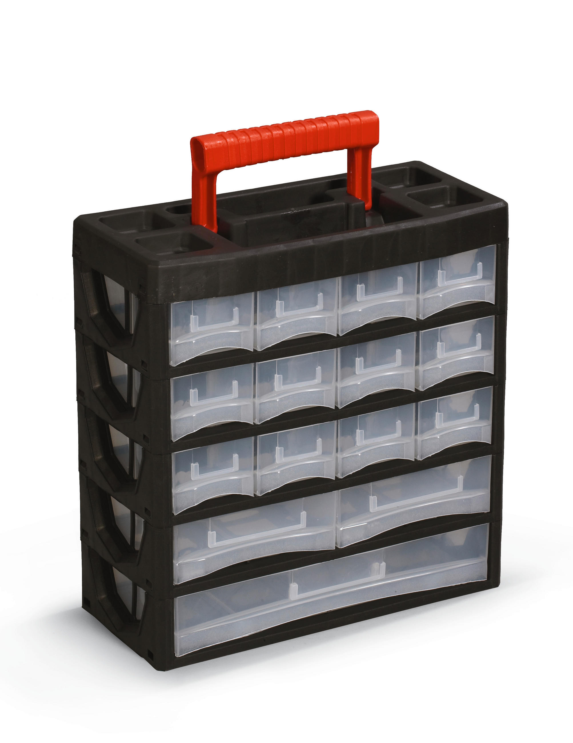 WERKZEUGBOX  - Rot/Schwarz, Design, Kunststoff (31,5/14,0/32,5cm)
