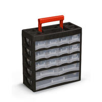 WERKZEUGBOX  - Rot/Schwarz, Design, Kunststoff (31,5/14,0/32,5cm)