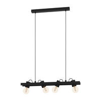 LUSTER    77/105/112 cm    - crna, Lajfstajl, drvo/metal (77/105/112cm) - Marama