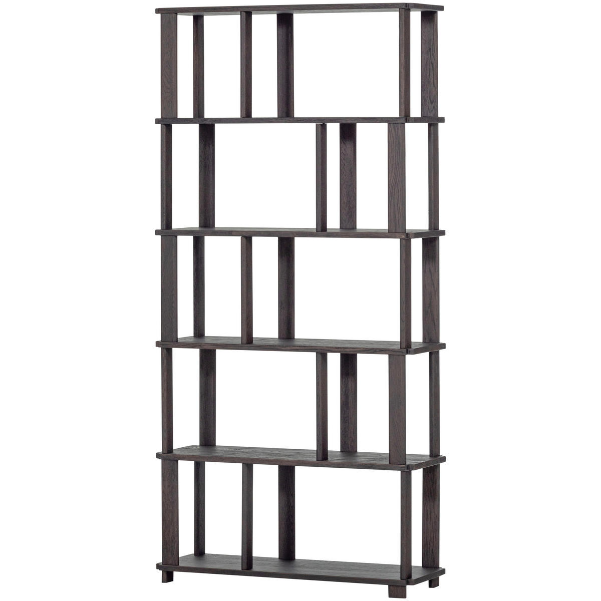 REGAL  90/186/30 cm Dunkelbraun  - Dunkelbraun, Design, Holz (90/186/30cm) - Livetastic