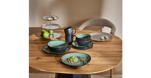 KOMBISERVICE SØREN GREEN 10-teilig  - Grün, Trend, Keramik - Novel