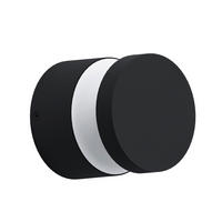 LED-AUßENLEUCHTE Melzo 13,5/13 cm   - Schwarz, Design, Kunststoff/Metall (13,5/13cm) - Eglo