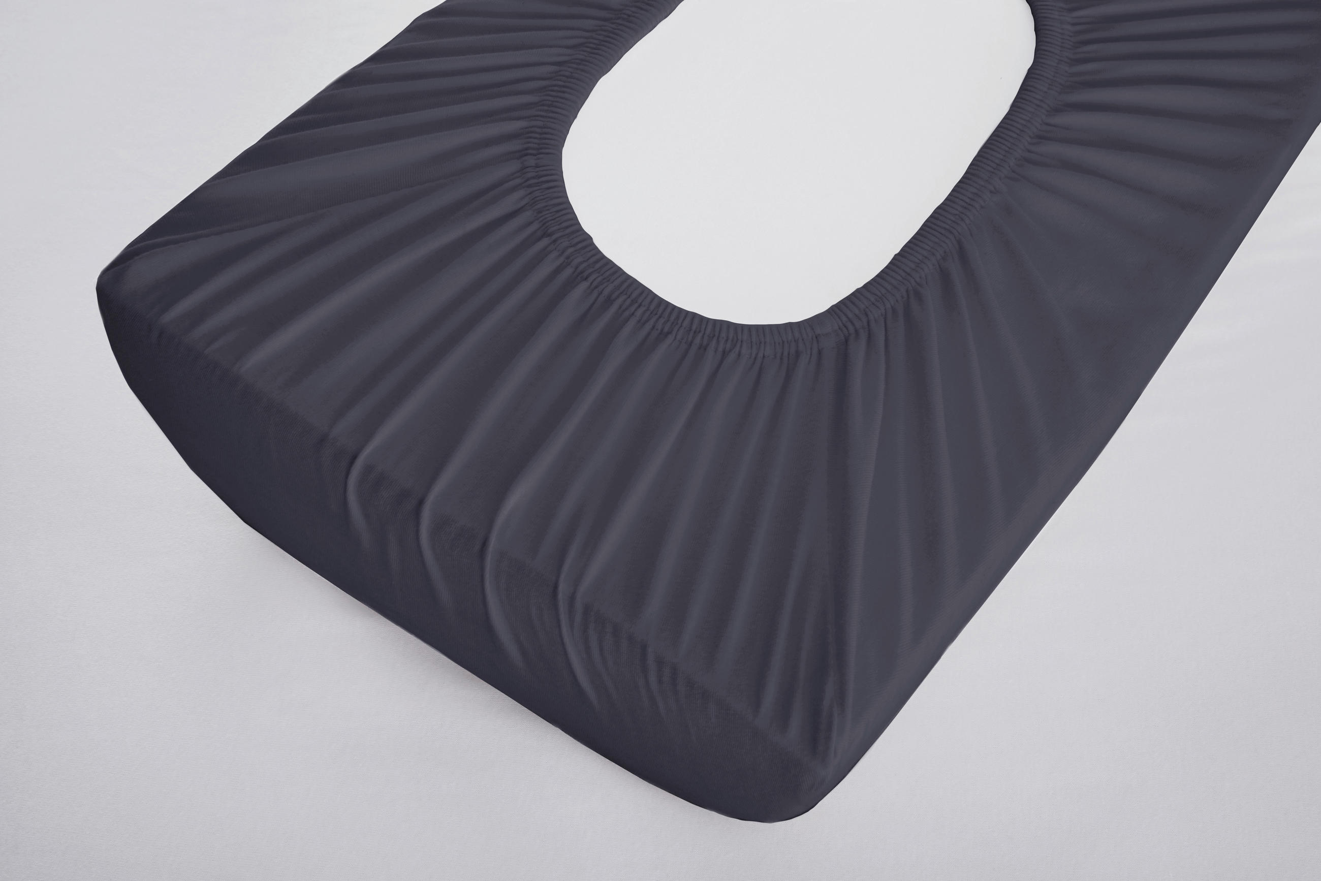 NACKENKISSENBEZUG - Anthrazit, Basics, Textil (18,5/27cm)